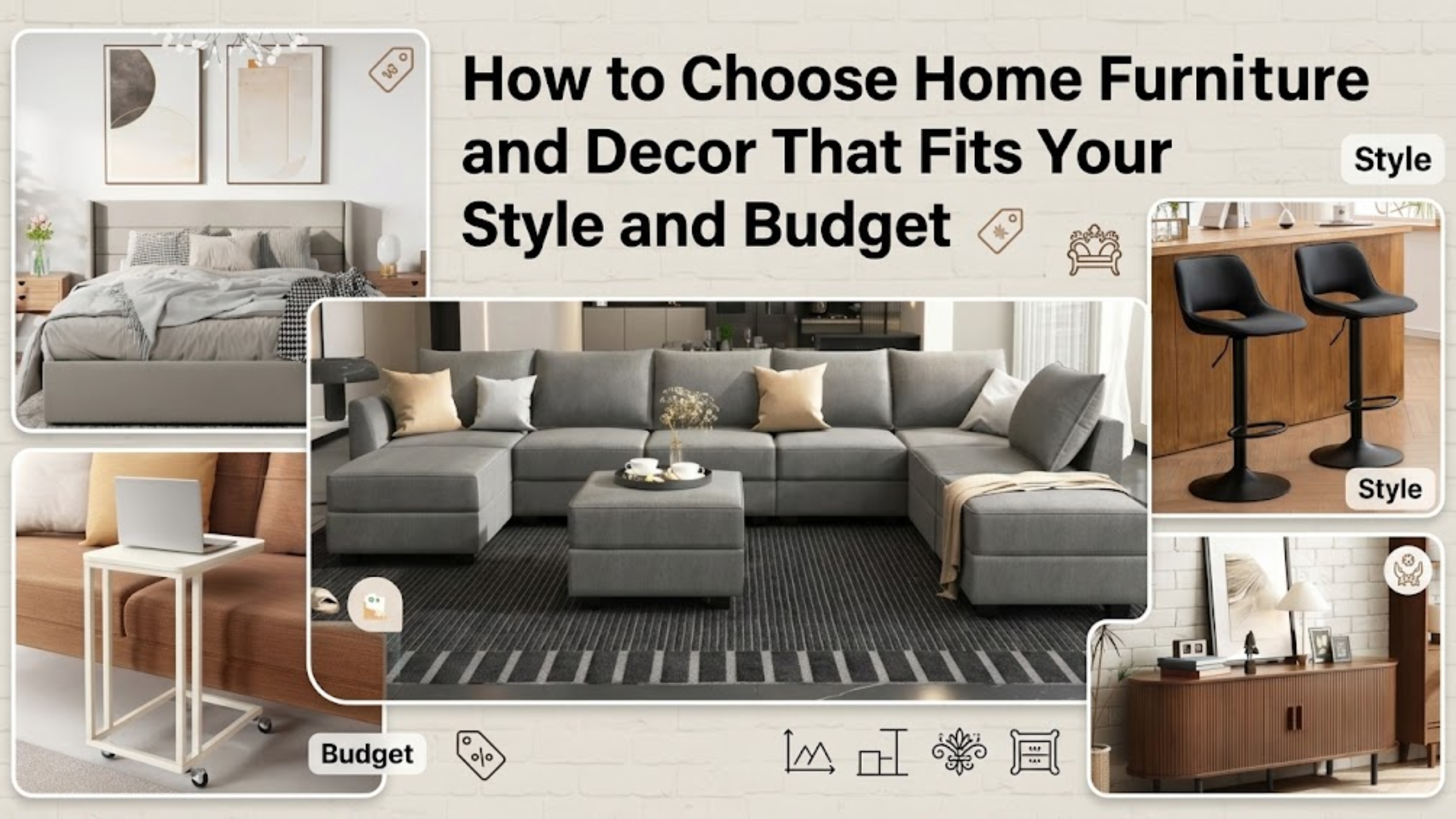 Home Furniture and Decor Ideas for a Stylish, Comfortable Home on a Budget